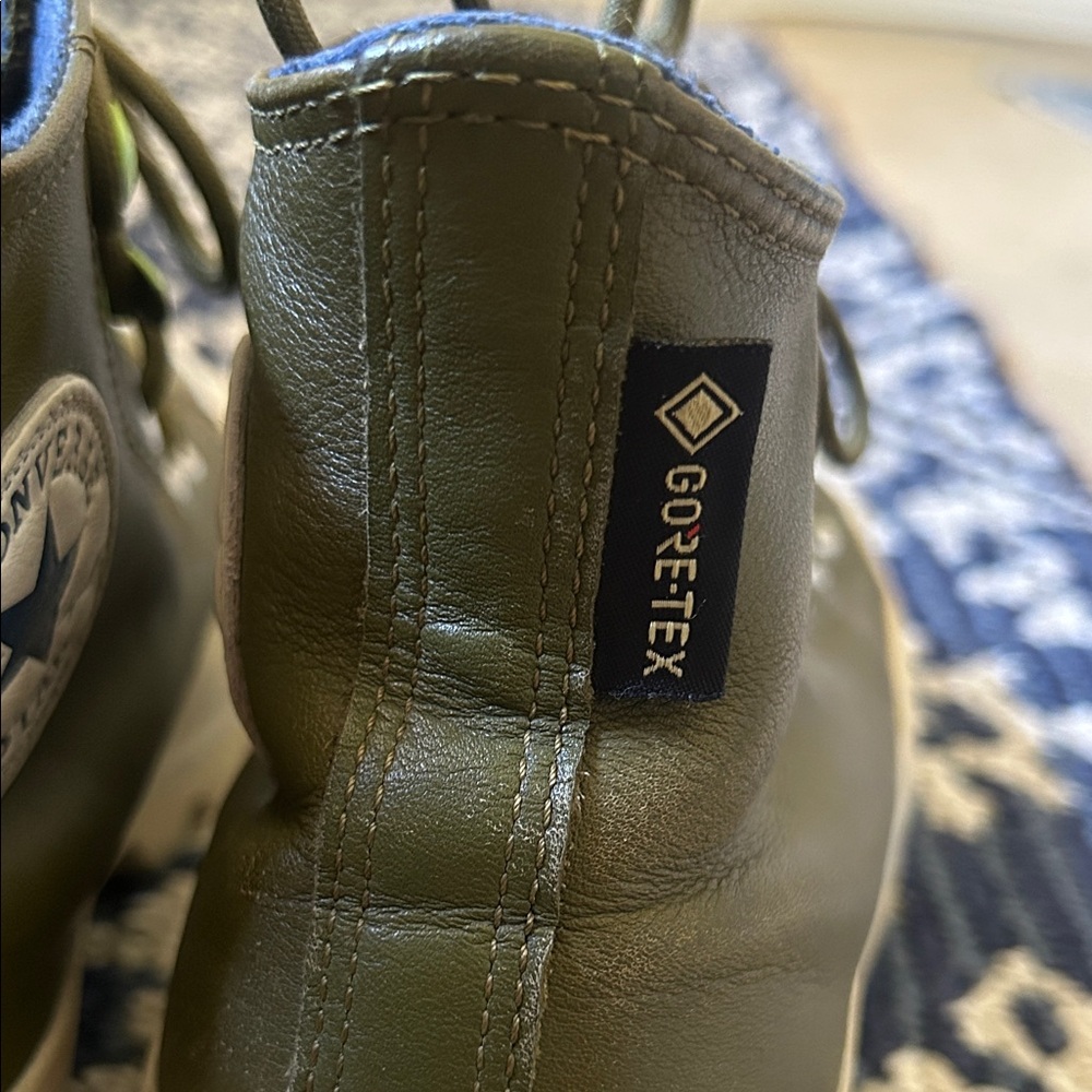 Converse Olive Green High-Top Sneakers - Picture 4 of 4